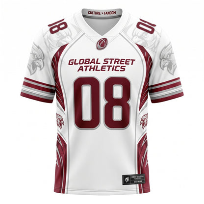 Custom Unisex Football Fan Jersey - Stitched Breathable Mesh Game Day Athletic Shirt
