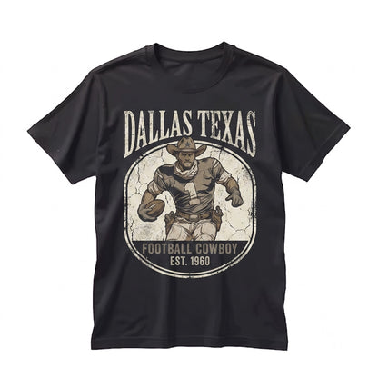 Retro 90s Dallas Football Game Day Vintage Graphic Adult Unisex TShirt