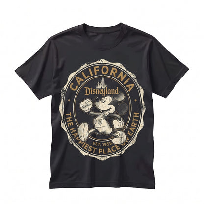 Vintage Fairytale Theme Park Family Vacation Cartoon Mouse Trip Gift Unisex TShirt