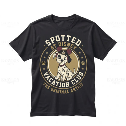 Retro Vintage Dalmatian Spotted Puppy Dog Graphic Cute Lover Gift Unisex TShirt