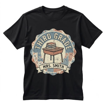 Custom Personalized Kindergarten Third Grade Teacher Back To School Classroom Unisex TShirt