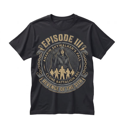 Revenge of the Sith Anakin Skywalker Padme Galaxy Family Graphic Apparel Unisex TShirt