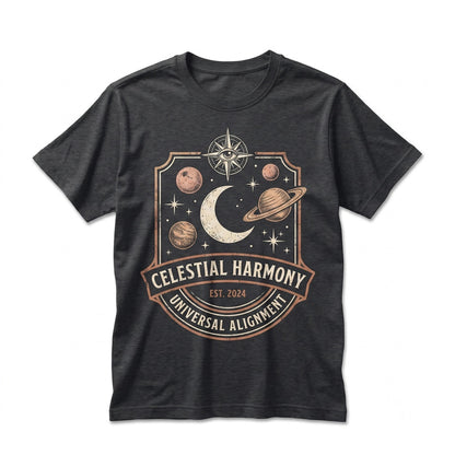 Celestial Solar System Graphic Astrology Gift Unisex TShirt