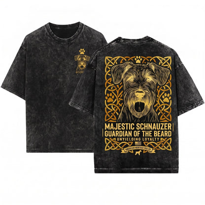 Wheaten Terrier Dog Breed Pet Animal Lover Crewneck Unisex Wash T-Shirt