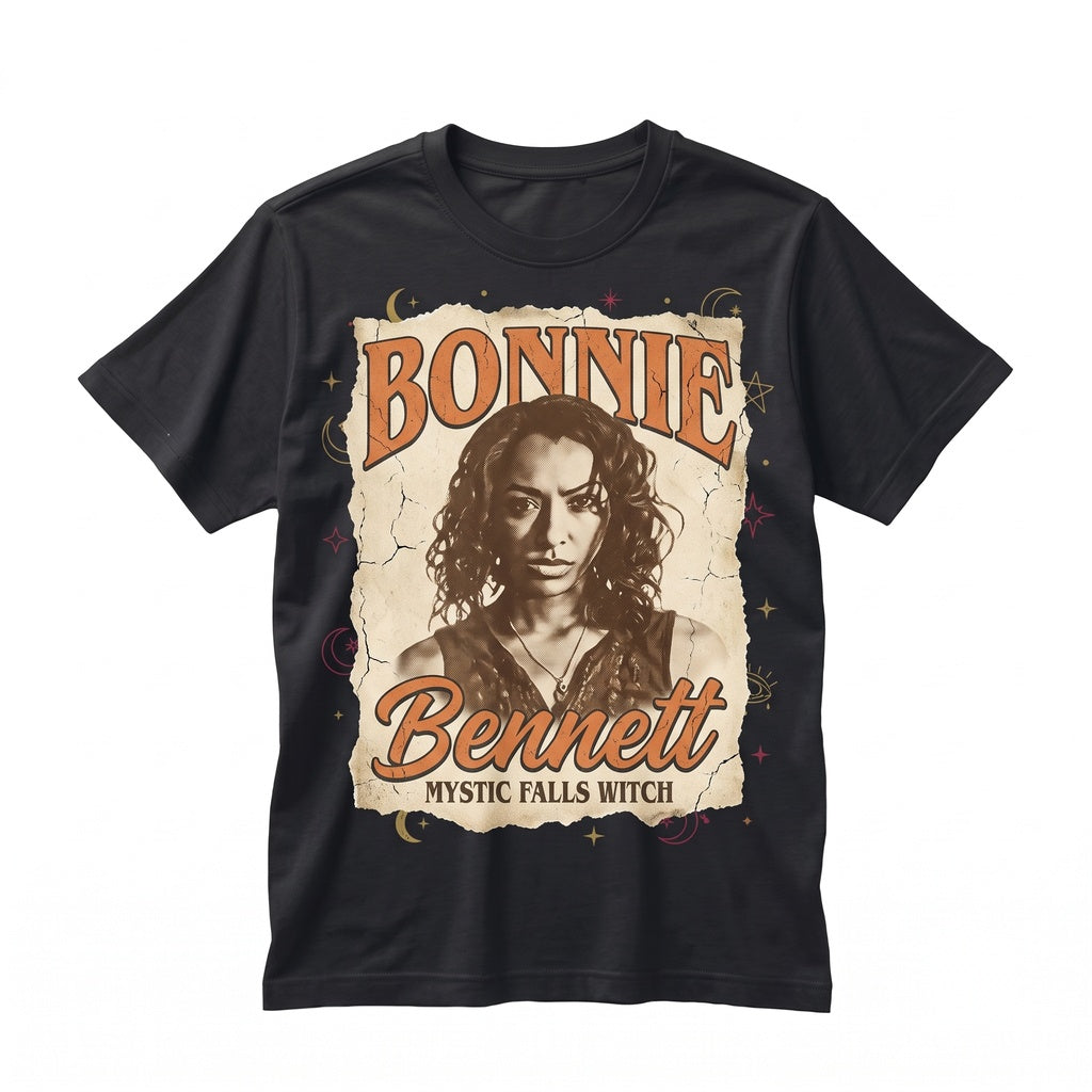 Bonnie Bennett Vintage Retro Graphic Apparel, Novelty Aesthetic Gift For Women Men Unisex TShirt