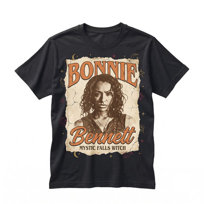 Bonnie Bennett Vintage Retro Graphic Apparel, Novelty Aesthetic Gift For Women Men Unisex TShirt