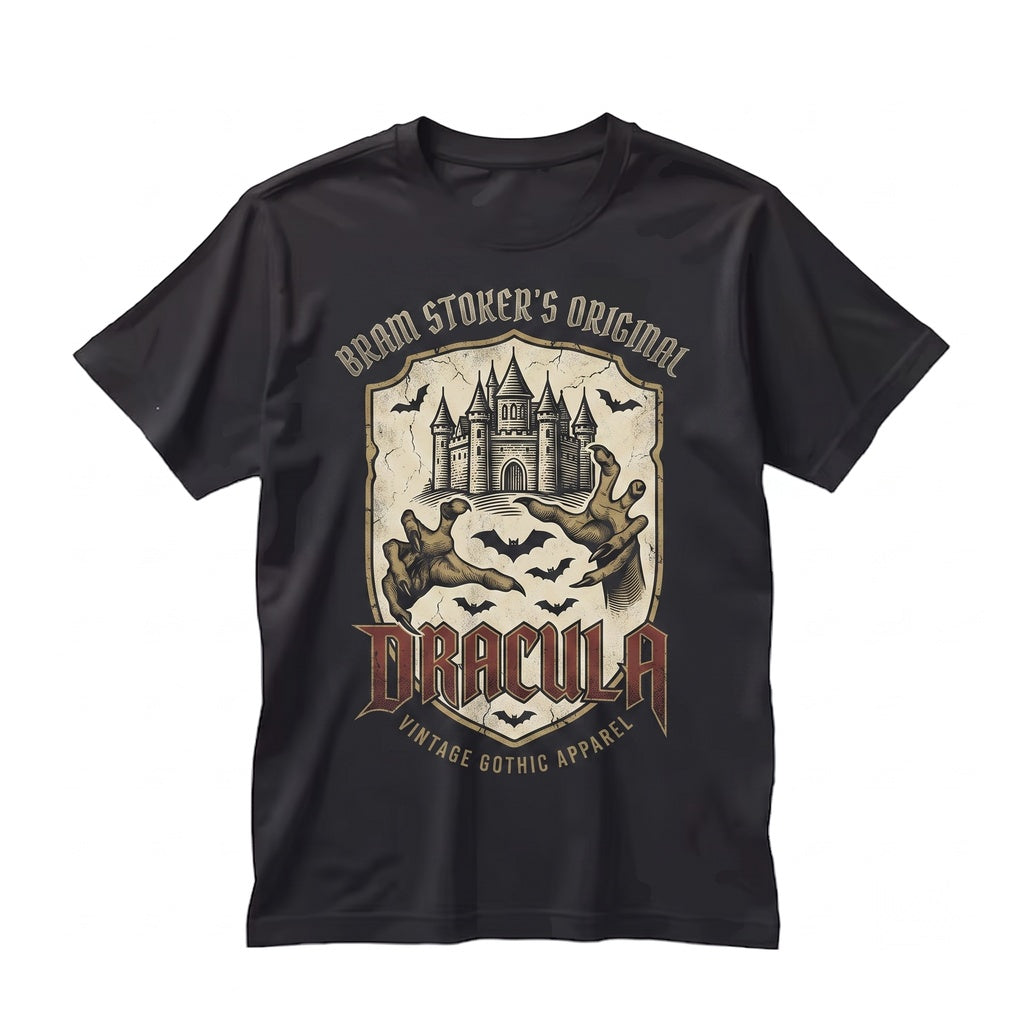 Gothic Dracula Vampire Castle Eclipse Classic Horror Movie Unisex TShirt