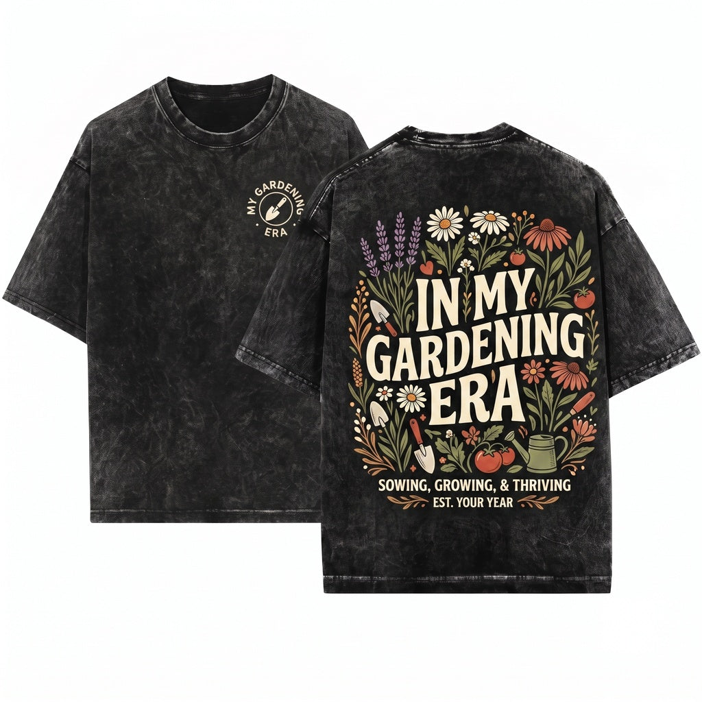 Gardening Era Plant Lover Unisex Wash T-Shirt