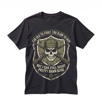2nd Amendment Pro Gun Rights Patriotic 2A Graphic Novelty Funny Fathers Day Dad Grandpa Birthday Gift Apparel For Him Men Cotton
