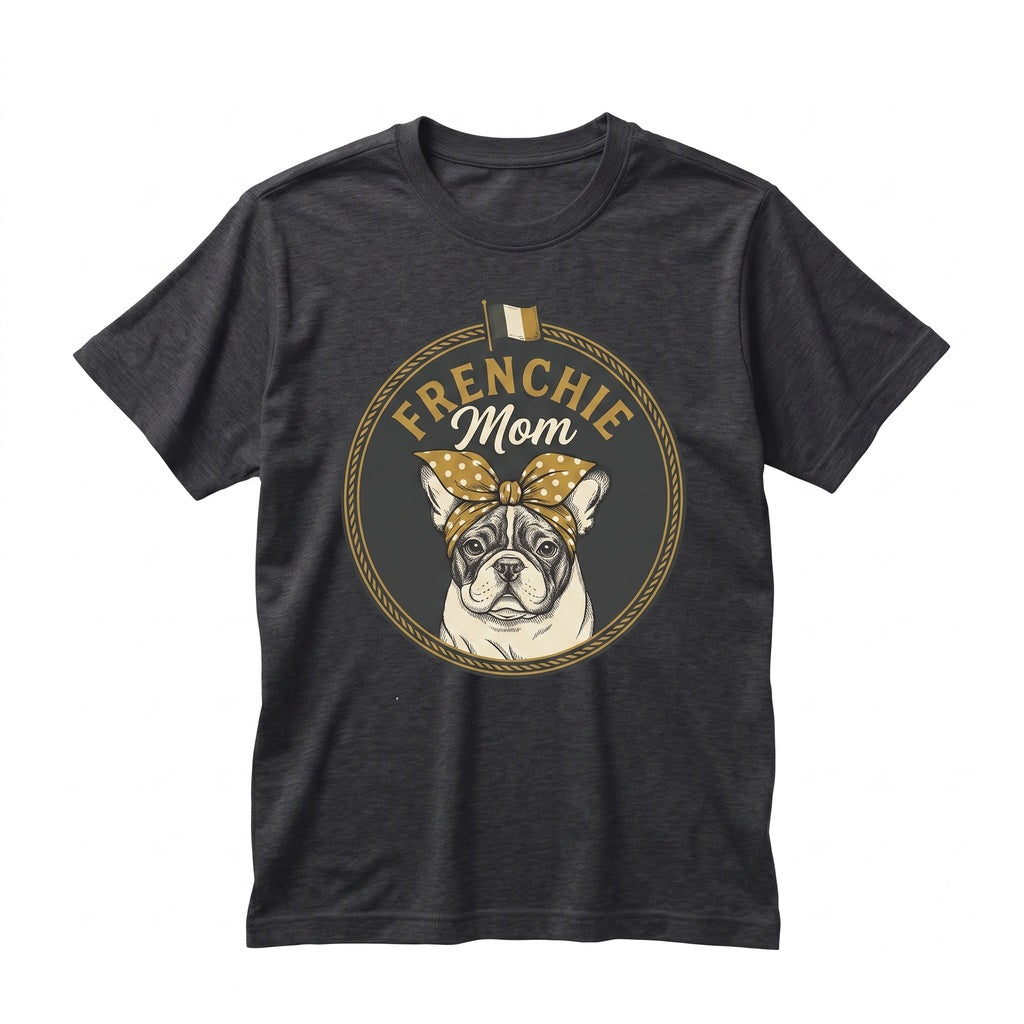 Frenchie Mom Dog Funny French Bulldog Pet Puppy Cute Owner Gift Birthday Christmas Mothers Day Present Costume Unisex TShirt