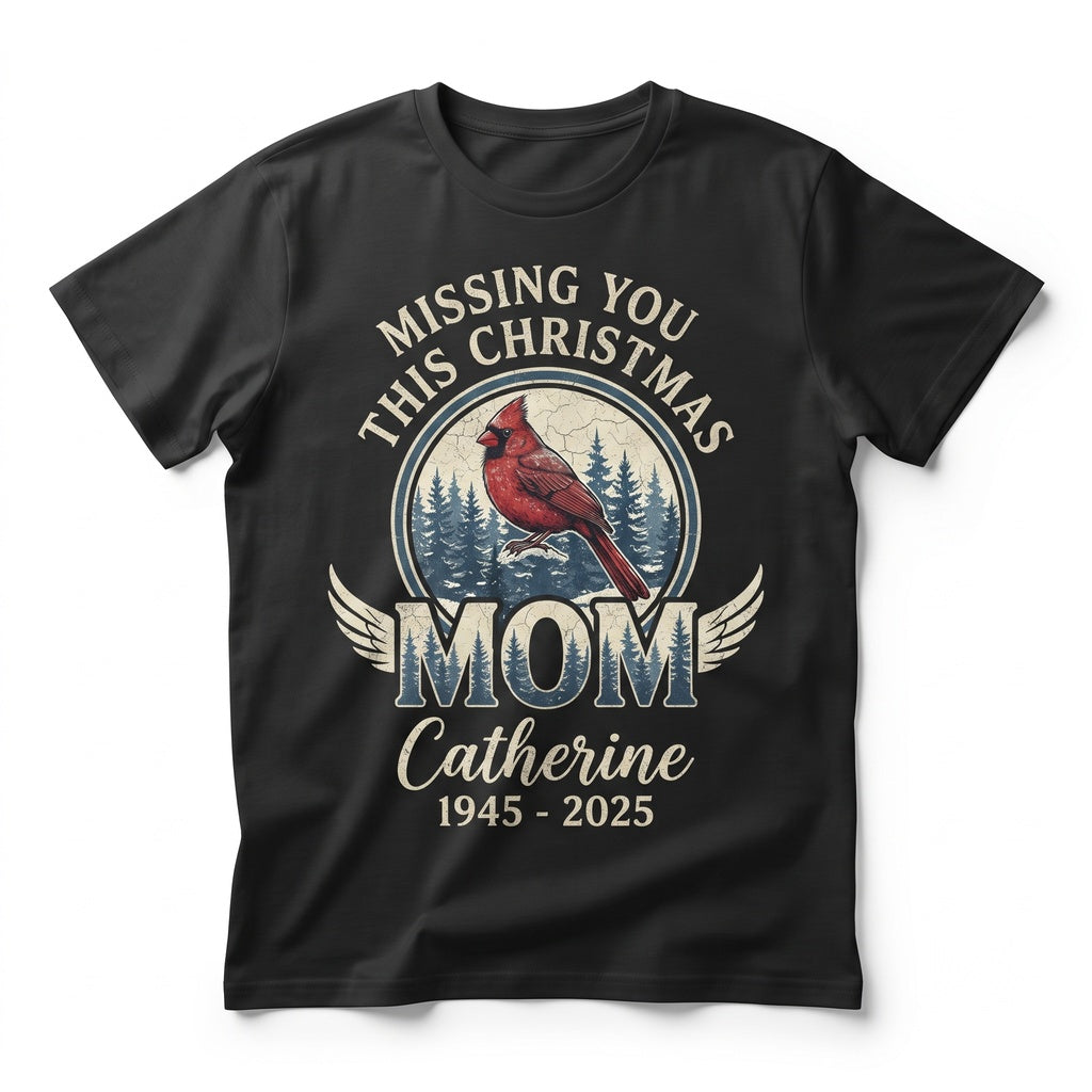 Mom Memorial Ornament Missing You This Christmas Keepsake Personalized Remembrance Gift With Name And Year Cardinal Sympathy