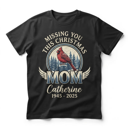 Mom Memorial Ornament Missing You This Christmas Keepsake Personalized Remembrance Gift With Name And Year Cardinal Sympathy