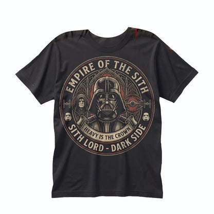 Vintage Darth Vader Anakin Skywalker Sith Lord Dark Side Graphic Cotton Unisex TShirt