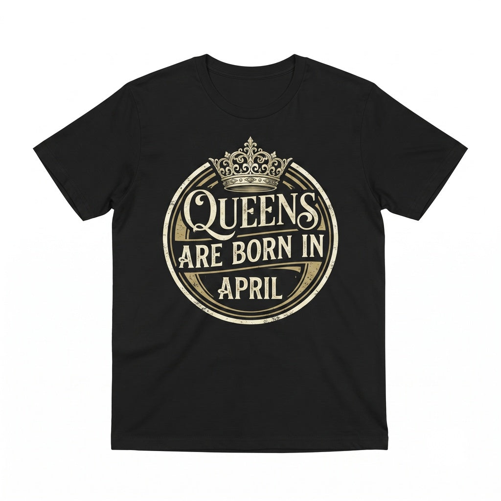 Birthday Queen Custom Month Graphic Tee Apparel Gift Unisex TShirt
