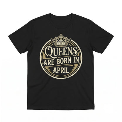 Birthday Queen Custom Month Graphic Tee Apparel Gift Unisex TShirt