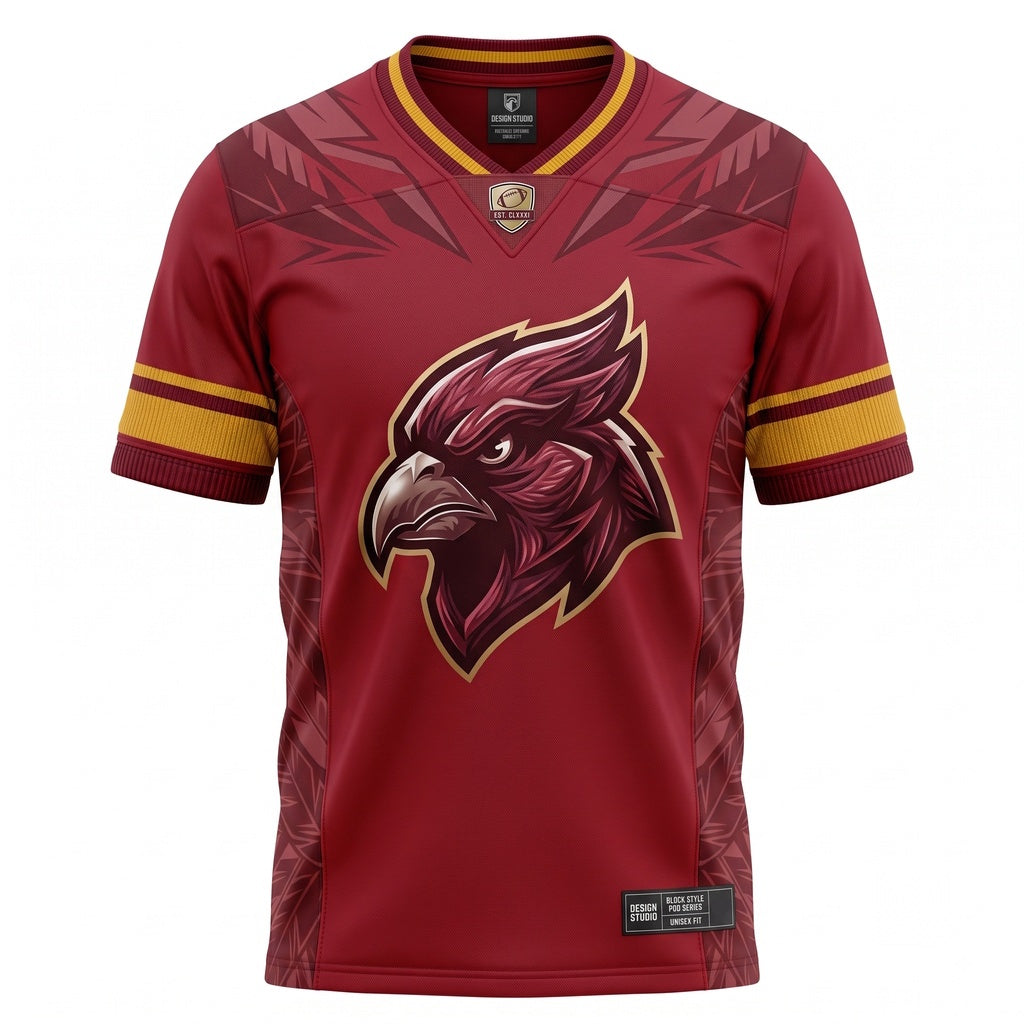 Unisex Breathable Mesh Football Game Fan Jersey Athletic Stitched Shirt