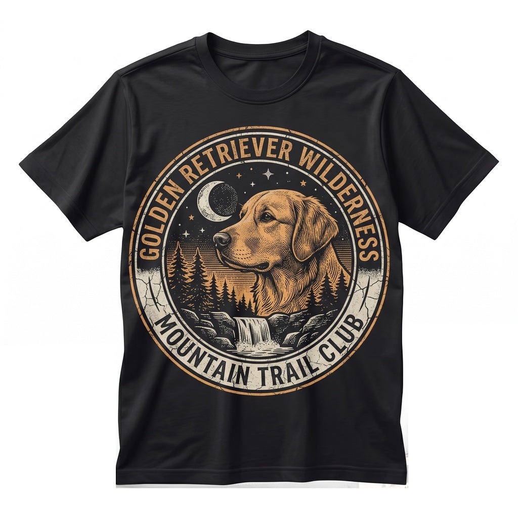 Vintage 90s Retro Labrador Retriever Howling at Full Moon Graphic Silly Dog Animal Lover Gift Apparel Unisex TShirt