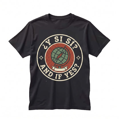 Mexico Y Si Retro Heritage Graphic Spanish Cultural Pride Soccer Fan Vintage Apparel Unisex TShirt