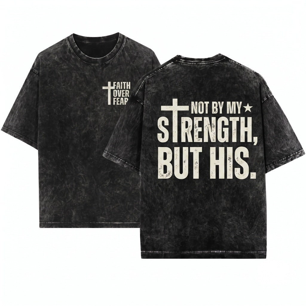 Faith Christian Religious Graphic Vintage Apparel Unisex Wash T-Shirt