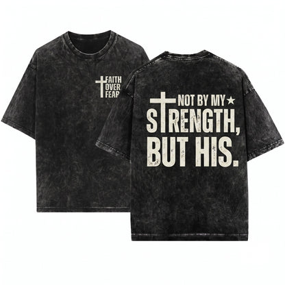 Faith Christian Religious Graphic Vintage Apparel Unisex Wash T-Shirt