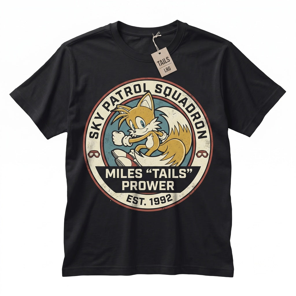 Retro Comic Superhero Graphic Cotton Crewneck Unisex TShirt