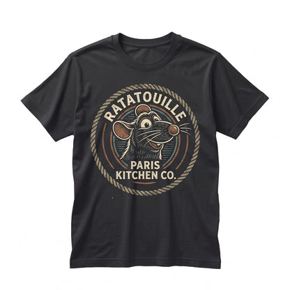 Remy Ratatouille Chef Gusteau Anyone Can Cook Little Paris Mouse French Foodie Graphic Unisex TShirt