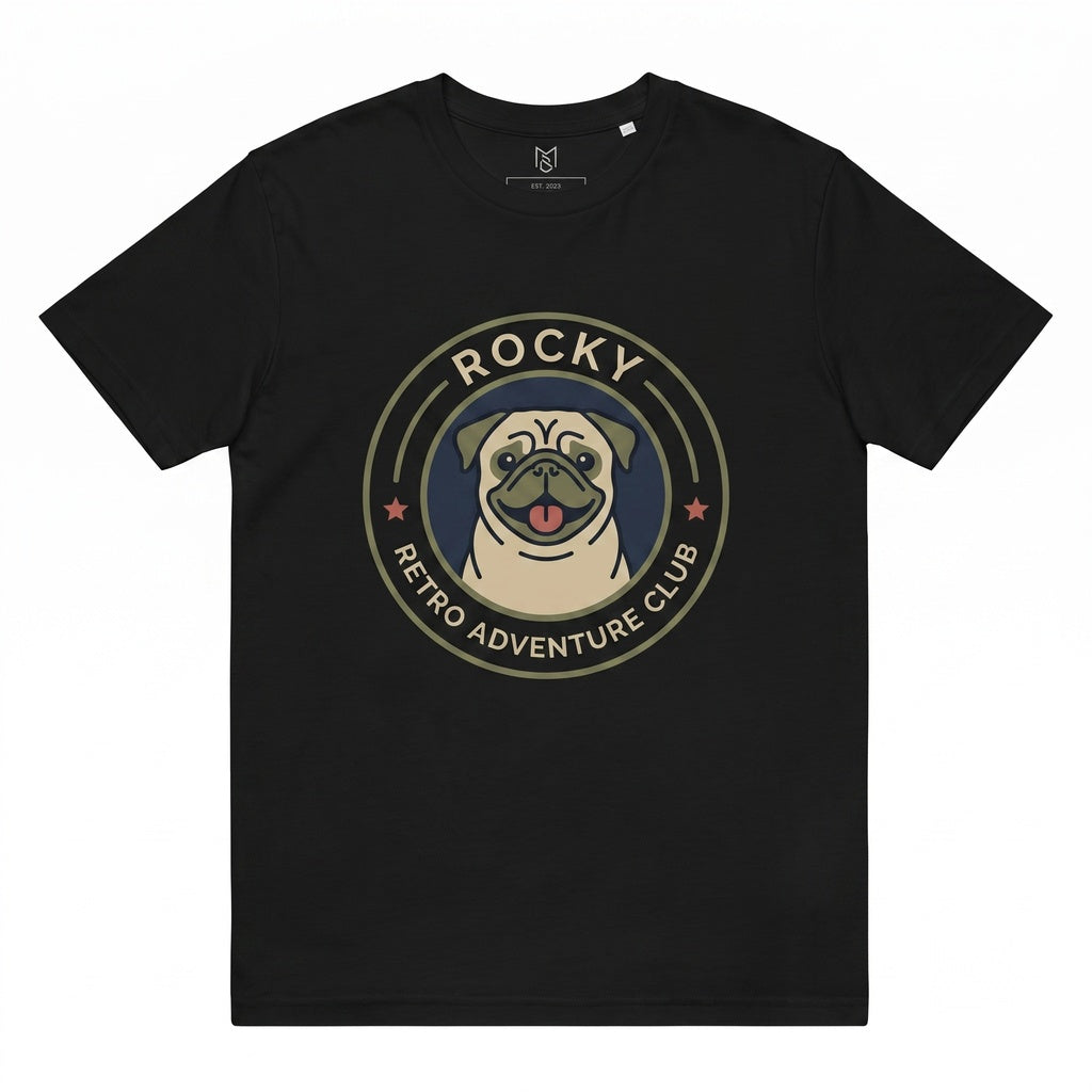 Personalized Pet Photo Portrait Retro Dog Cat Lover Gift Unisex TShirt