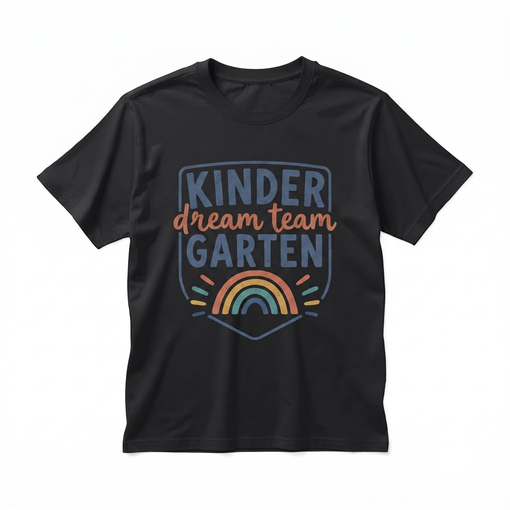 Kindergarten Dream Team Cute Back to School Personalized Kinder Crew Present Unisex TShirt