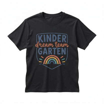 Kindergarten Dream Team Cute Back to School Personalized Kinder Crew Present Unisex TShirt