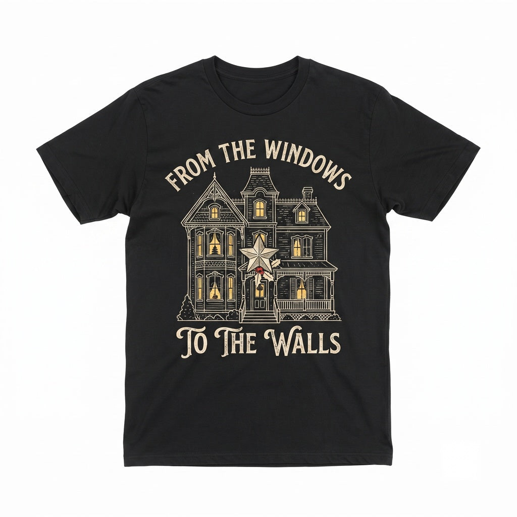 From The Windows To The Walls IM About To Deck These Halls Funny Christmas Holiday Cheer Unisex TShirt