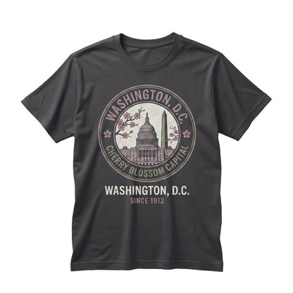 Washington DC Cherry Blossom Spring Floral Sakura Festival Souvenir Gift Unisex TShirt