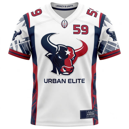 Unisex Athletic Football Fan Jersey, Breathable Mesh Game Day Sports Apparel