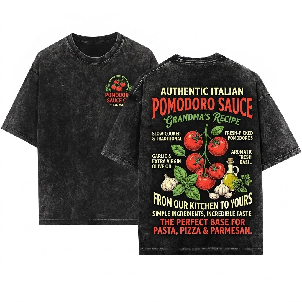 Garment Dyed Tomato Vegetable Graphic Retro Gardener Gift Unisex Wash T-Shirt