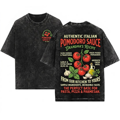 Garment Dyed Tomato Vegetable Graphic Retro Gardener Gift Unisex Wash T-Shirt
