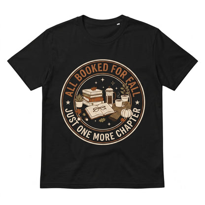 All Booked For Fall Long Sleeve Autumn Vibes Bookish Reader Literary Apparel Novel Unisex TShirt
