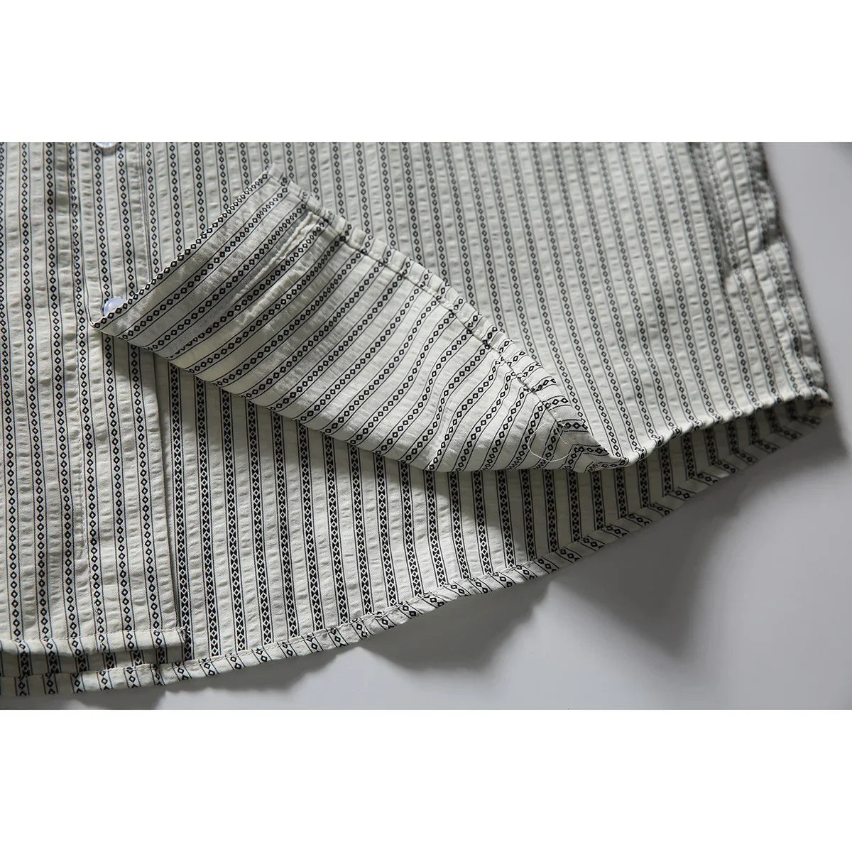 Long Sleeve Shirt Stripe Shirt Men
