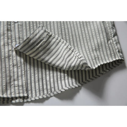Long Sleeve Shirt Stripe Shirt Men