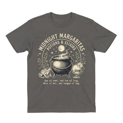 Retro Midnight Margaritas Spooky Season Halloween Movie Girls Tequila Gift Unisex TShirt