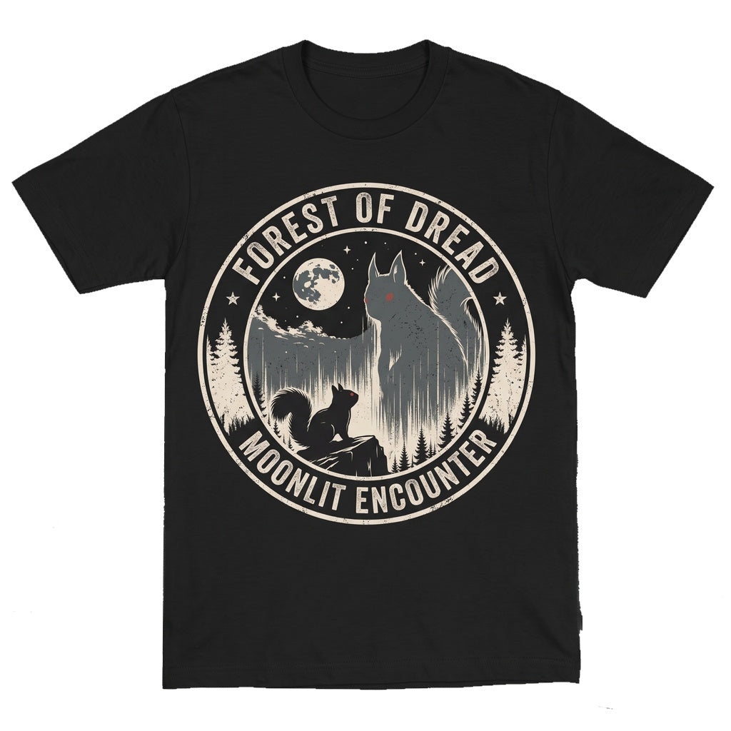 Vintage Gothic Squirrel Full Moon Dark Horror Retro Spooky Halloween Gift Unisex TShirt