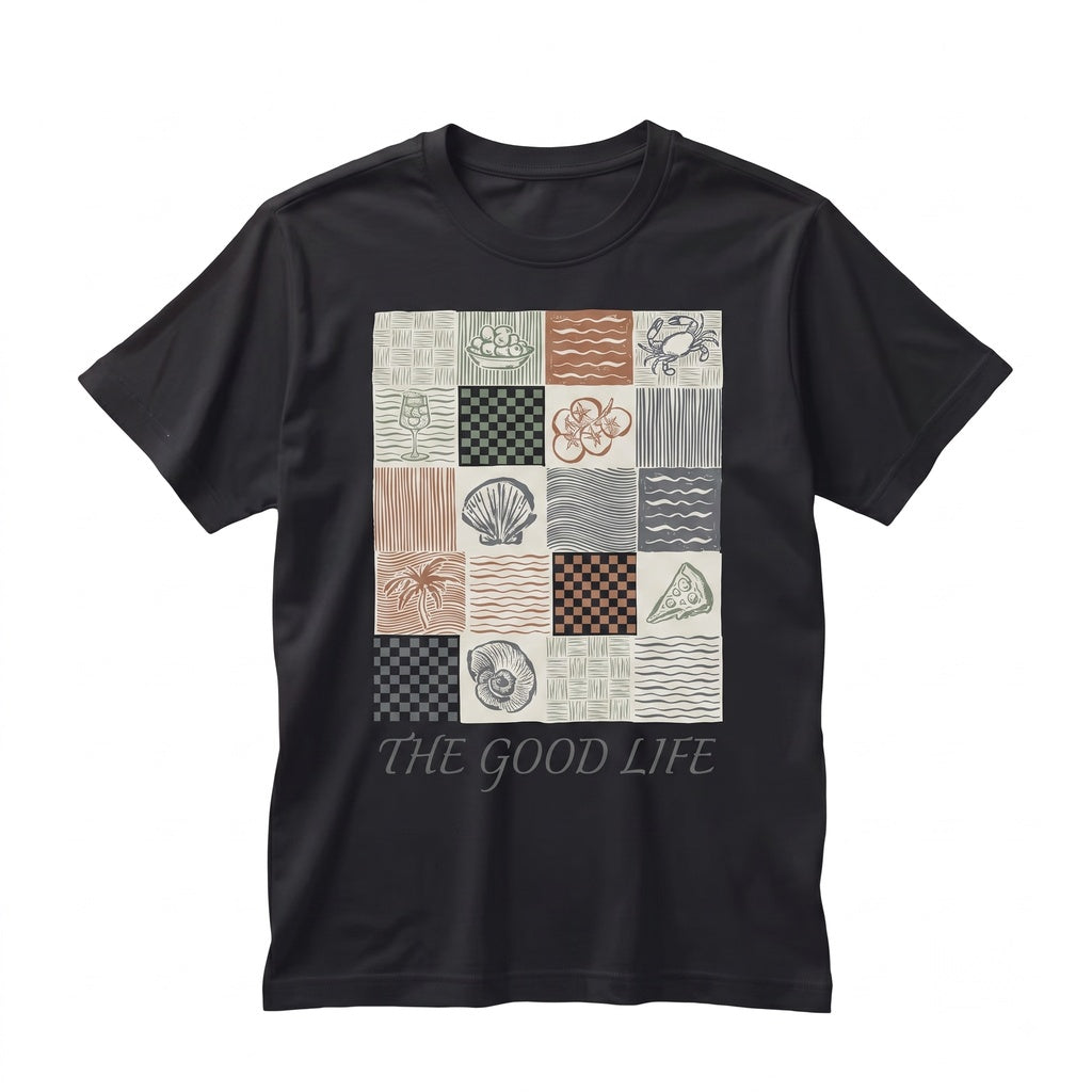Vintage Amalfi Coast Italy Summer Beach Graphic Unisex TShirt
