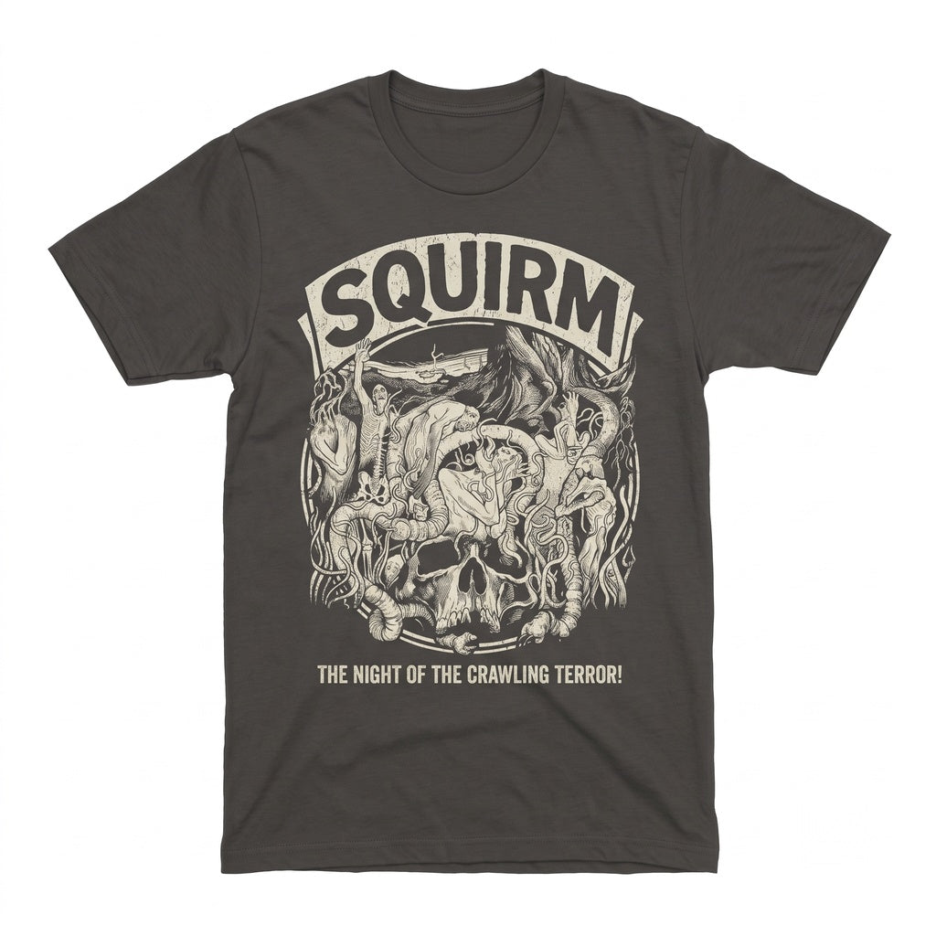 Squirm Vintage Creature Retro Horror Movie Graphic Tee Unisex TShirt