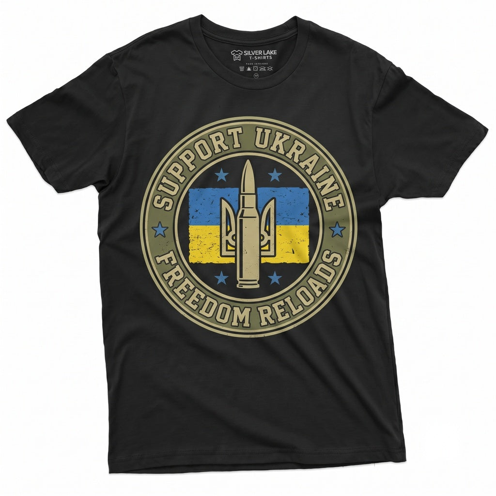 These Colors Dont Run They Reload Ukraine Patriotic Flag Stand Ukrainian Gift For Him Her Unisex TShirt