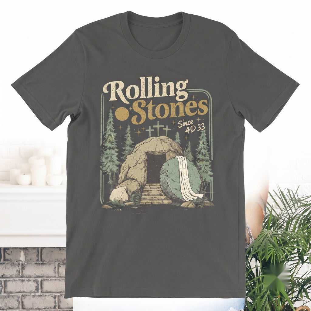 Rock Band He Is Risen Easter Christian Apparel Unisex TShirt
