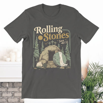 Rock Band He Is Risen Easter Christian Apparel Unisex TShirt