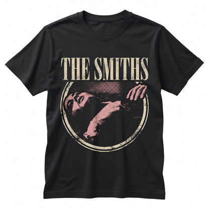 Vintage 80s British Indie Rock Band Graphic Pink Short Sleeve Cotton Unisex TShirt