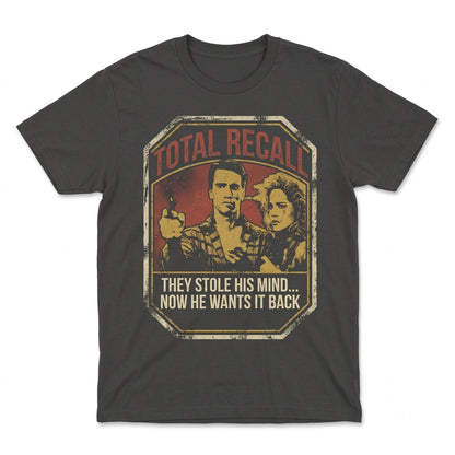 Retro Sci-Fi Mars Movie Graphic Vintage 1990 Action Film Apparel Unisex TShirt
