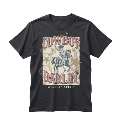 Retro Darlin Cowgirl Horse