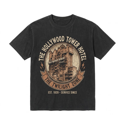 Vintage Hollywood Studios Drop Ride Theme Park Vacation Graphic Unisex TShirt