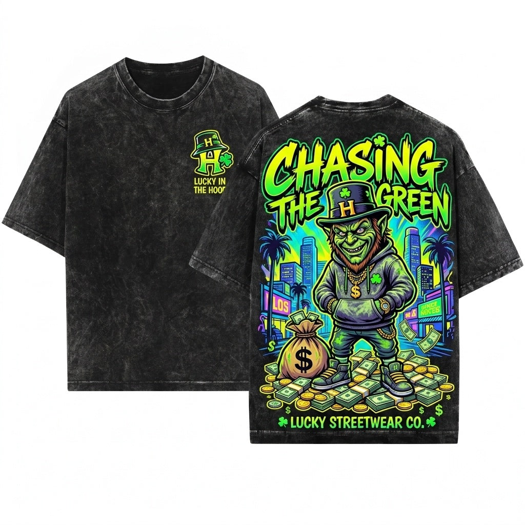 Leprechaun Hood Horror Movie St Patricks Day Funny Graphic Unisex Wash T-Shirt