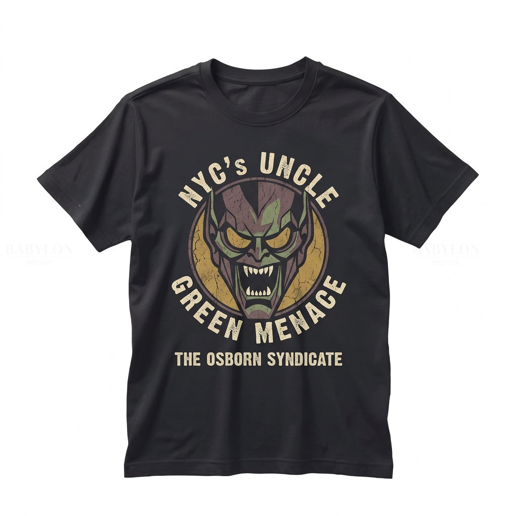 Vintage Green Goblin Willem Dafoe Graphic Retro Comic Villain Merch Unisex TShirt